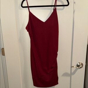 Honey and Rosie Burgundy Dress